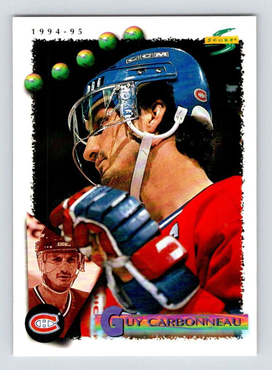 1994-95 Score Hockey #46 Guy Carbonneau  Montreal Canadiens  V90711 Image 1