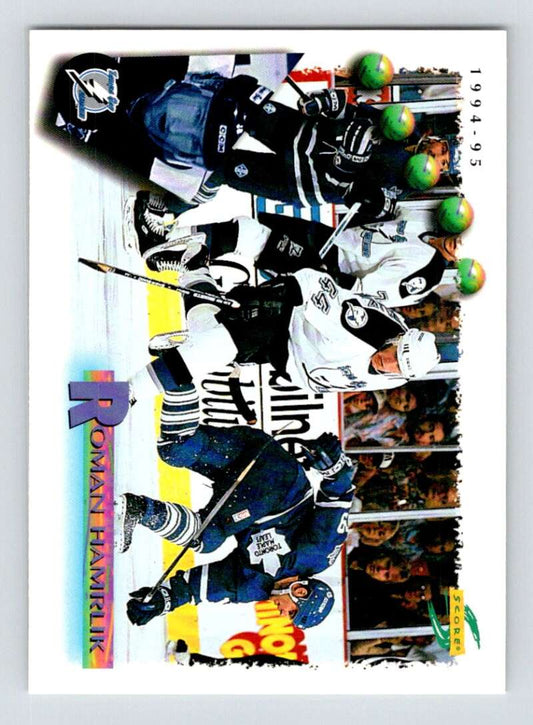 1994-95 Score Hockey #48 Roman Hamrlik  Tampa Bay Lightning  V90713 Image 1
