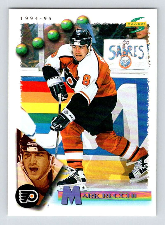 1994-95 Score Hockey #50 Mark Recchi  Philadelphia Flyers  V90715 Image 1