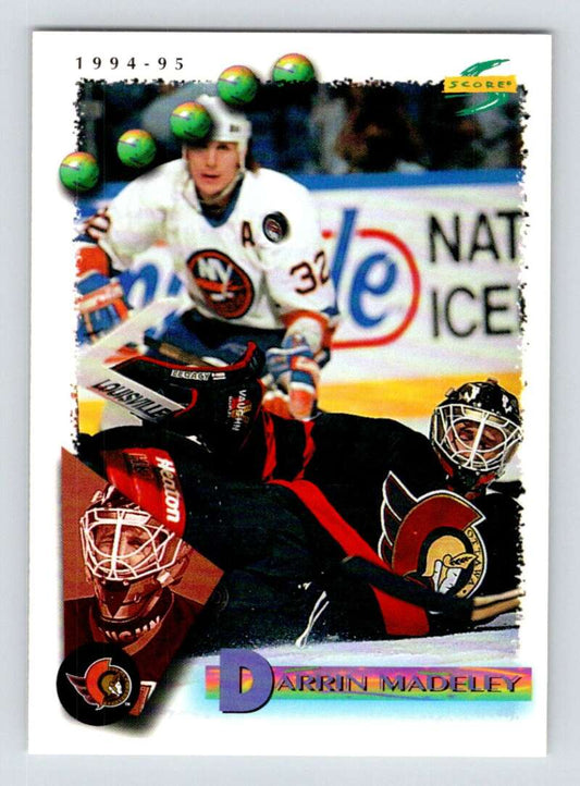 1994-95 Score Hockey #51 Darrin Madeley  Ottawa Senators  V90716 Image 1