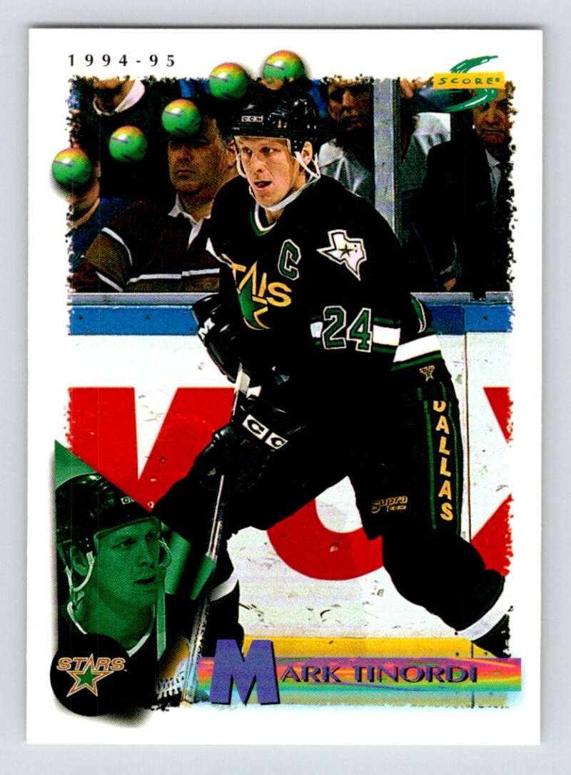 1994-95 Score Hockey #68 Mark Tinordi Dallas Stars V90733 Image 1