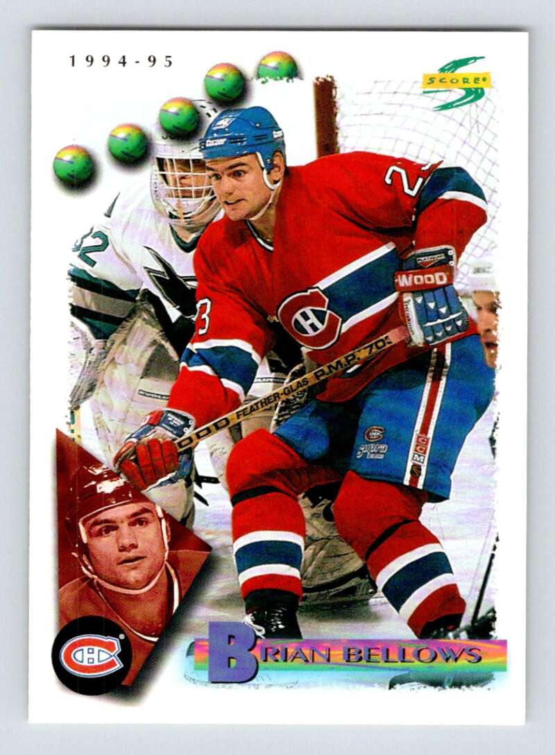 1994-95 Score Hockey #73 Brian Bellows Montreal Canadiens V90738 Image 1