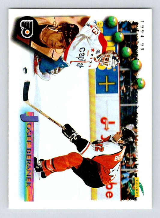 1994-95 Score Hockey #77 Josef Beranek  Philadelphia Flyers  V90742 Image 1