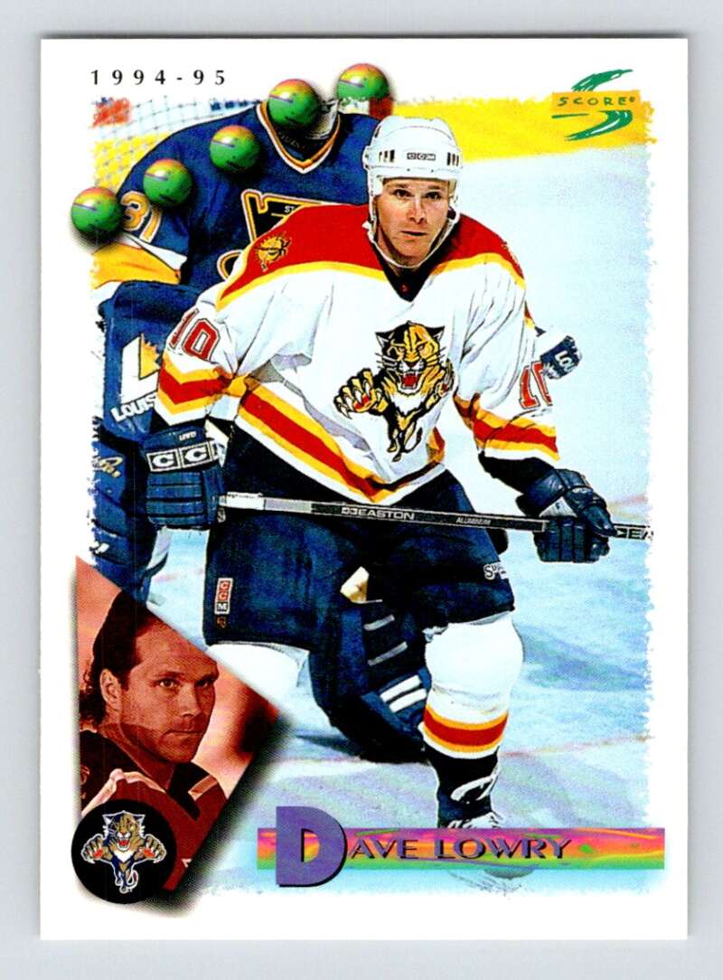 1994-95 Score Hockey #81 Dave Lowry Florida Panthers V90746 Image 1