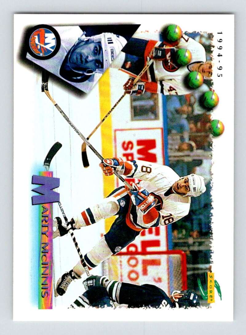 1994-95 Score Hockey #88 Marty McInnis New York Islanders V90753 Image 1