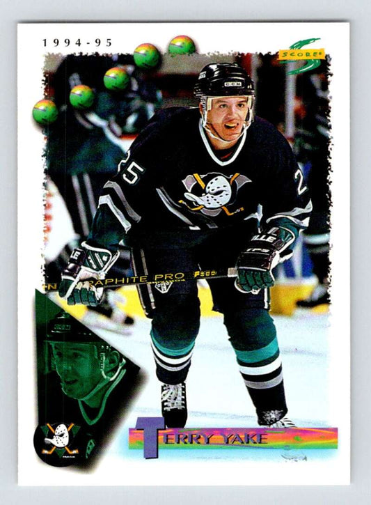 1994-95 Score Hockey #93 Terry Yake  Anaheim Ducks  V90758 Image 1