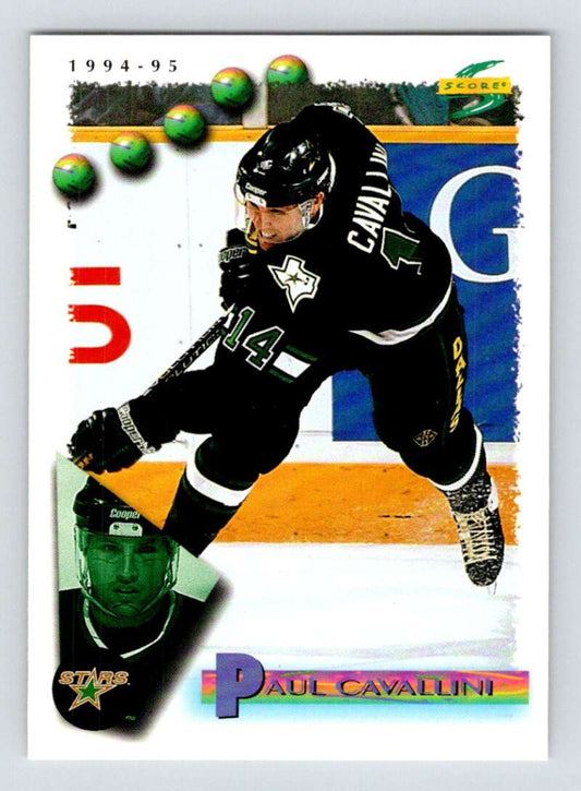 1994-95 Score Hockey #94 Paul Cavallini  Dallas Stars  V90759 Image 1