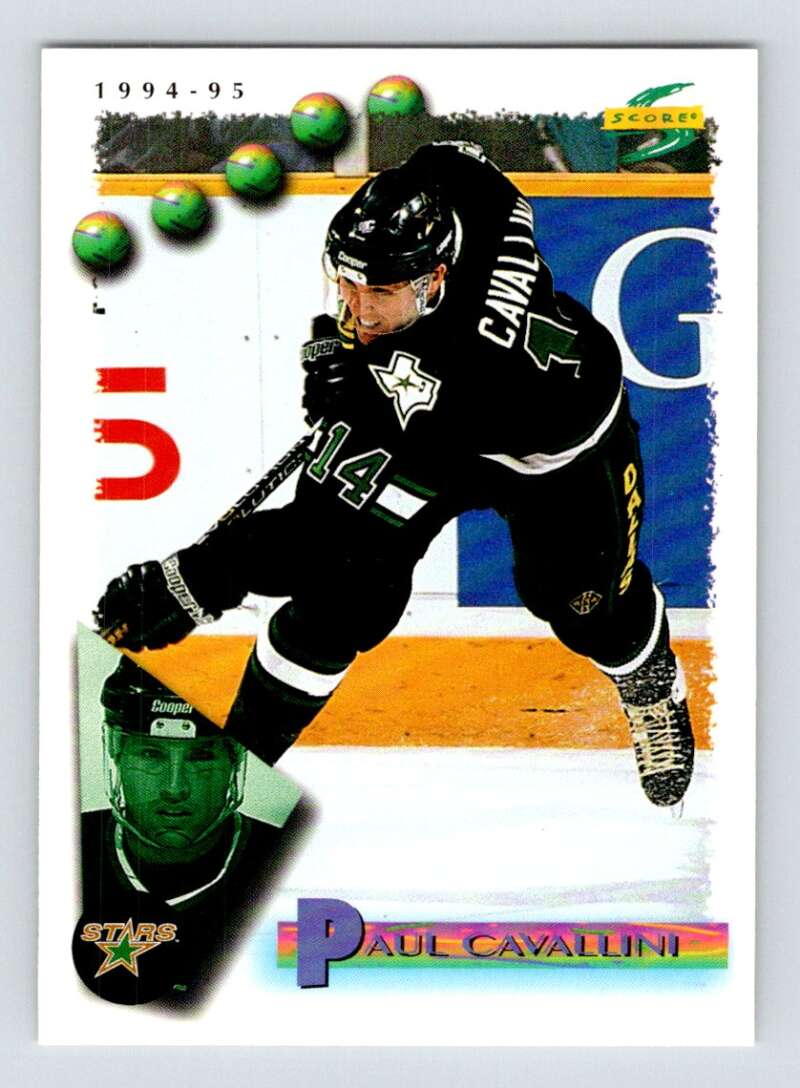 1994-95 Score Hockey #94 Paul Cavallini Dallas Stars V90759 Image 1