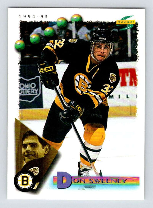 1994-95 Score Hockey #101 Don Sweeney  Boston Bruins  V90766 Image 1