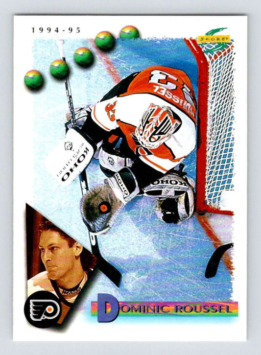 1994-95 Score Hockey #105 Dominic Roussel  Philadelphia Flyers  V90770 Image 1