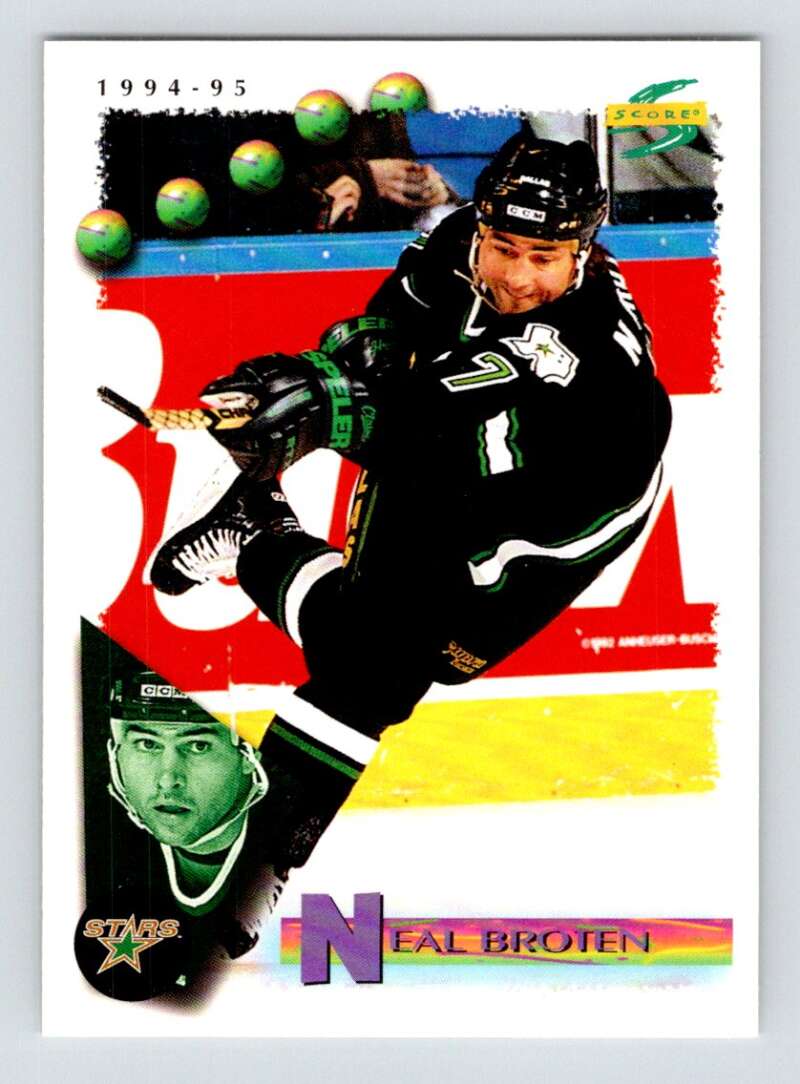 1994-95 Score Hockey #113 Neal Broten Dallas Stars V90778 Image 1