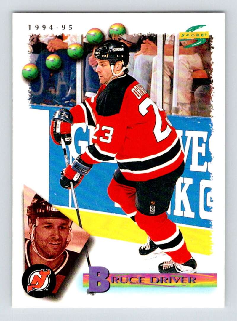 1994-95 Score Hockey #115 Bruce Driver New Jersey Devils V90780 Image 1