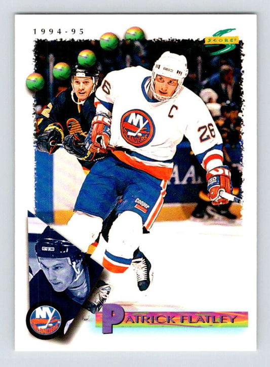 1994-95 Score Hockey #116 Patrick Flatley  New York Islanders  V90781 Image 1