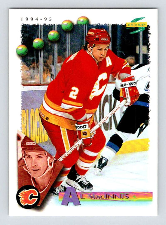 1994-95 Score Hockey #120 Al MacInnis  Calgary Flames  V90785 Image 1