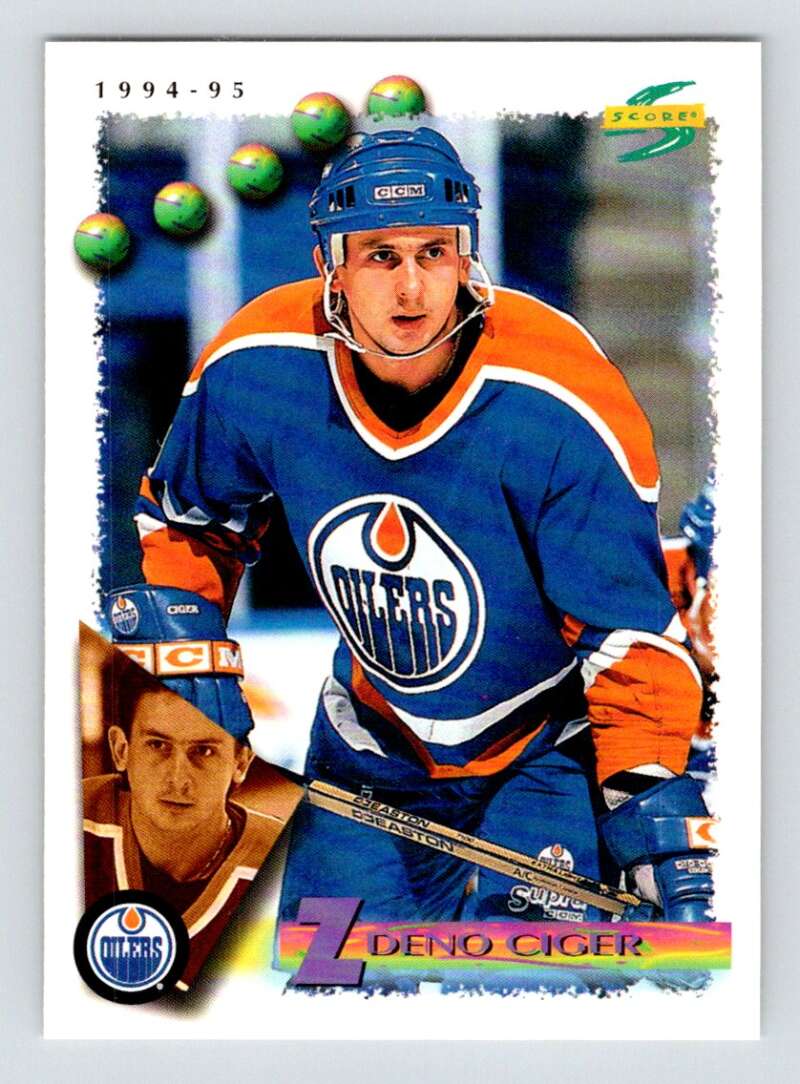 1994-95 Score Hockey #122 Zdeno Ciger Edmonton Oilers V90787 Image 1