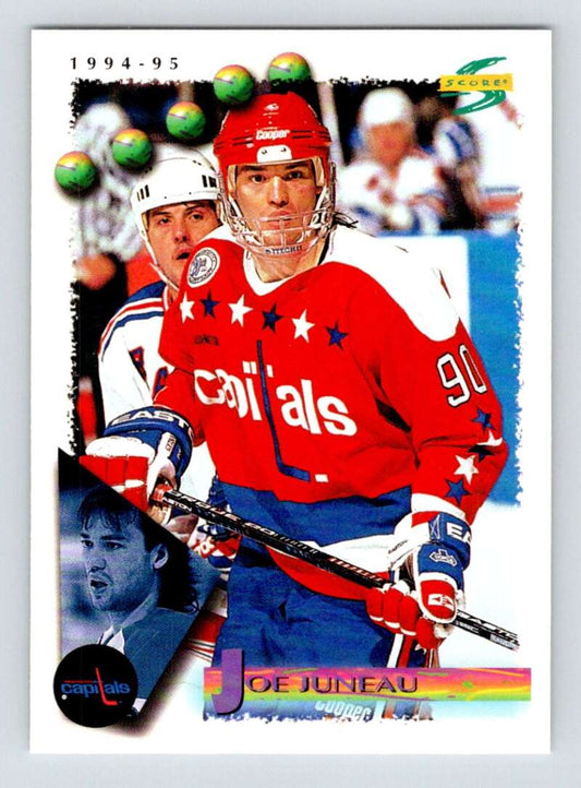 1994-95 Score Hockey #124 Joe Juneau  Washington Capitals  V90789 Image 1