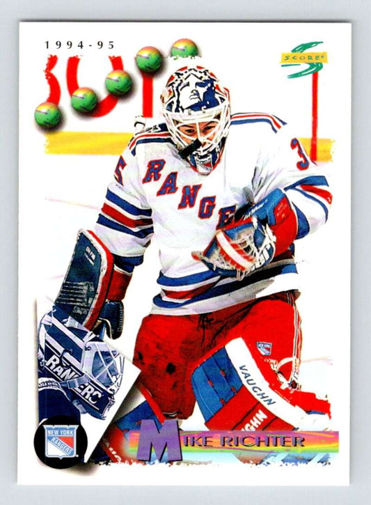 1994-95 Score Hockey #130 Mike Richter  New York Rangers  V90795 Image 1