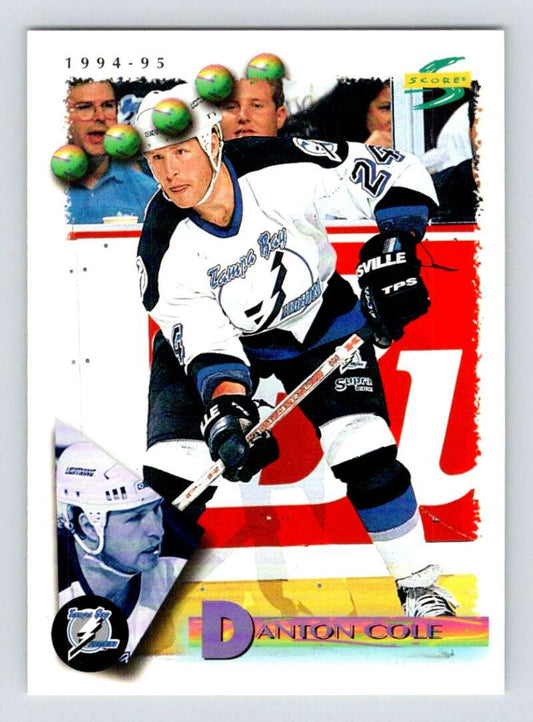 1994-95 Score Hockey #131 Danton Cole  Tampa Bay Lightning  V90796 Image 1