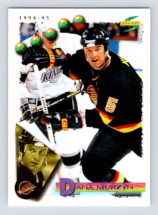 1994-95 Score Hockey #134 Dana Murzyn  Vancouver Canucks  V90799 Image 1