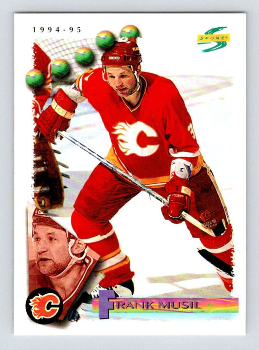 1994-95 Score Hockey #139 Frank Musil  Calgary Flames  V90804 Image 1