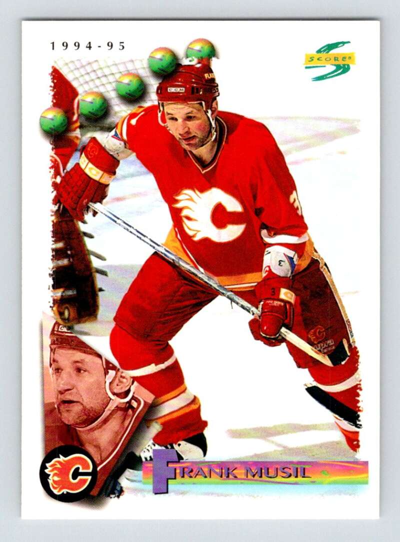 1994-95 Score Hockey #139 Frank Musil Calgary Flames V90804 Image 1