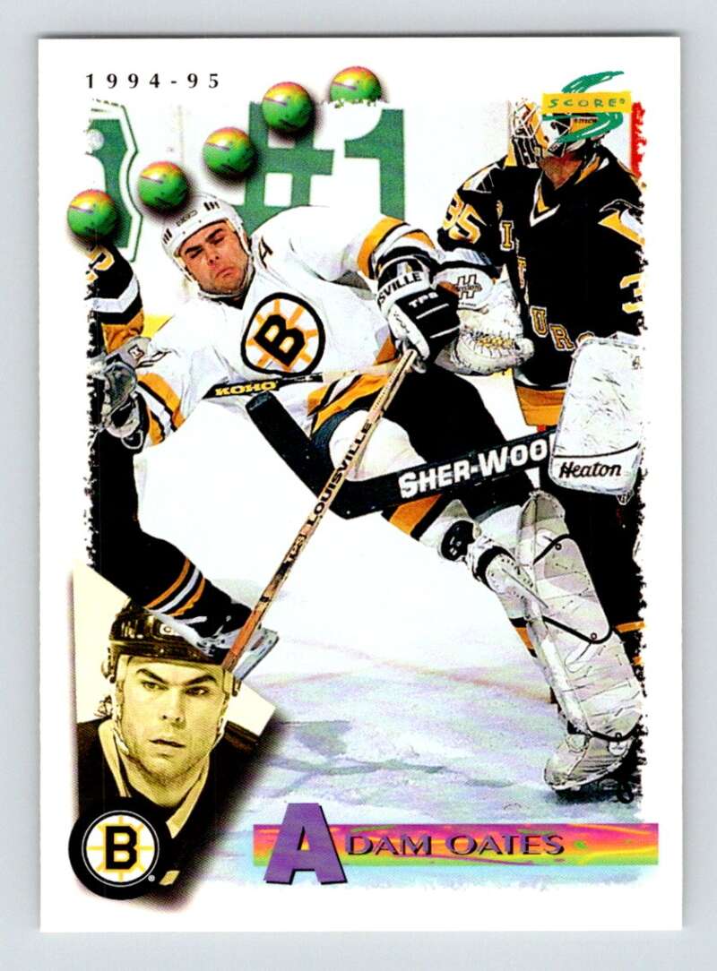 1994-95 Score Hockey #141 Adam Oates Boston Bruins V90806 Image 1