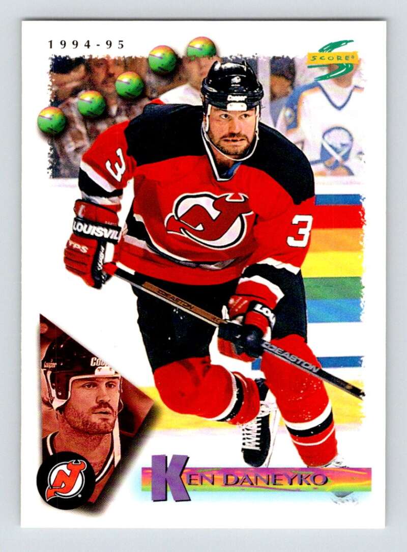 1994-95 Score Hockey #142 Ken Daneyko New Jersey Devils V90807 Image 1