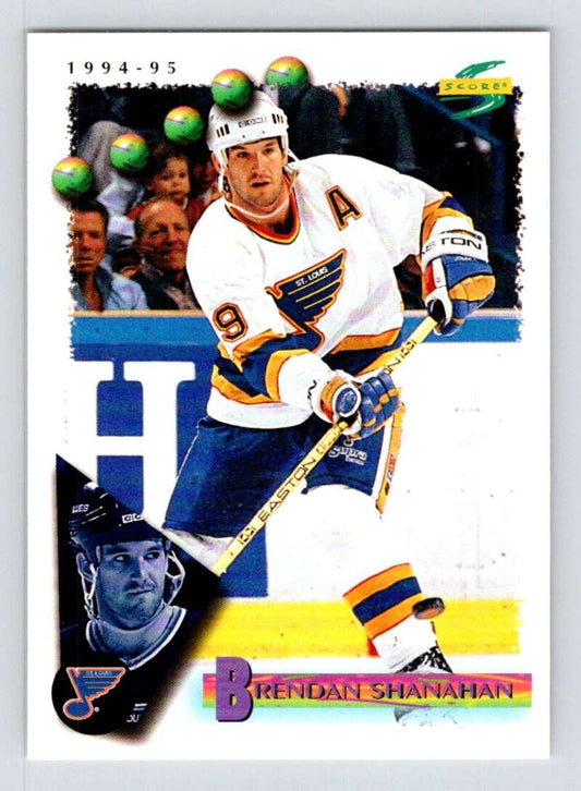 1994-95 Score Hockey #155 Brendan Shanahan  St. Louis Blues  V90820 Image 1