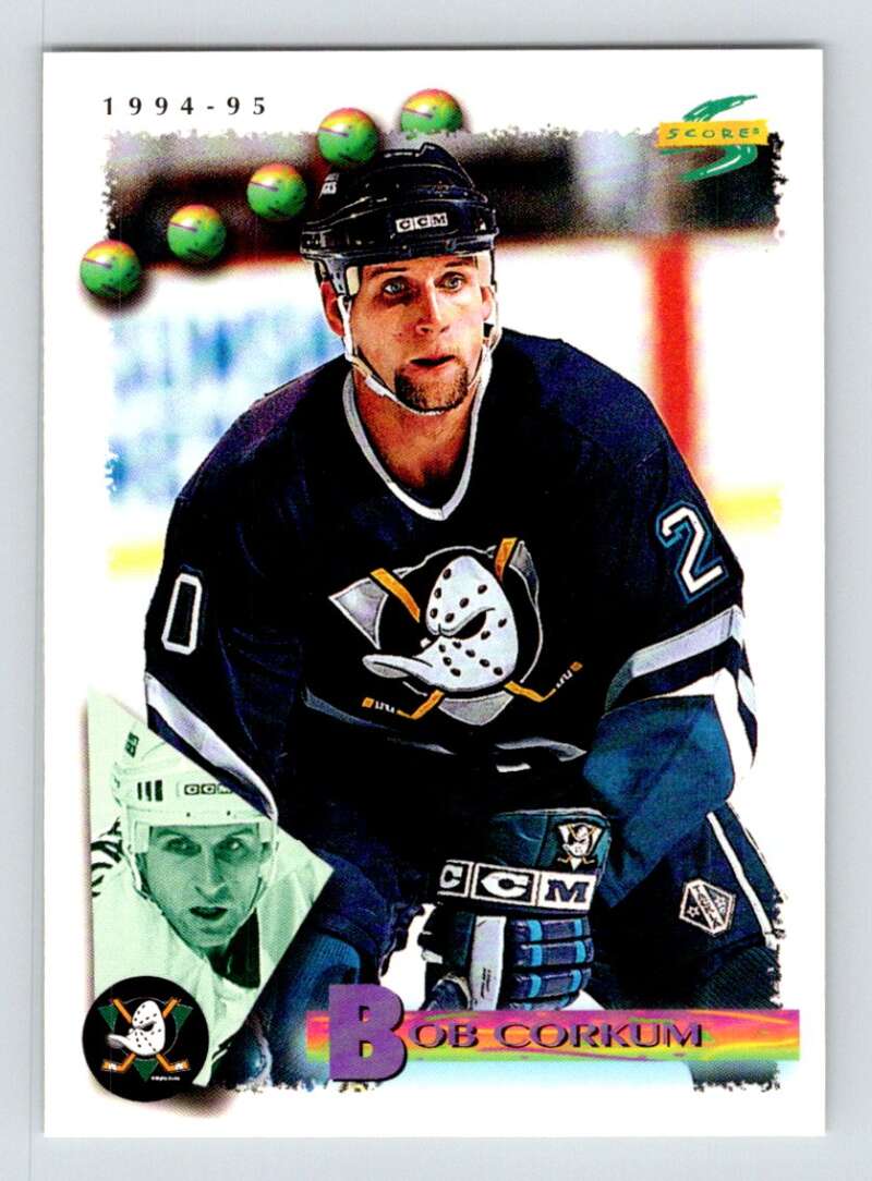 1994-95 Score Hockey #158 Bob Corkum Anaheim Ducks V90823 Image 1