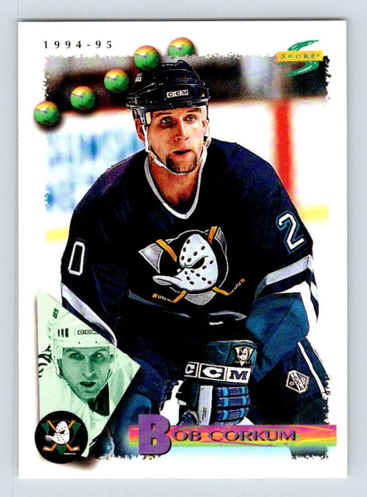 1994-95 Score Hockey #158 Bob Corkum  Anaheim Ducks  V90823 Image 1