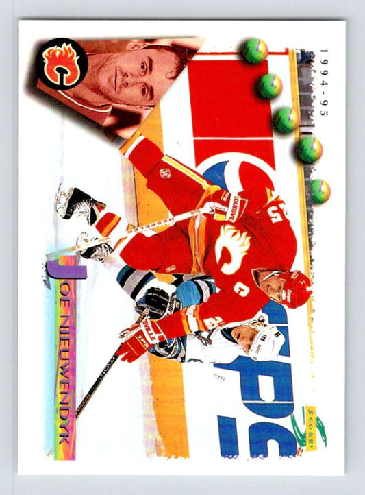 1994-95 Score Hockey #159 Joe Nieuwendyk  Calgary Flames  V90824 Image 1