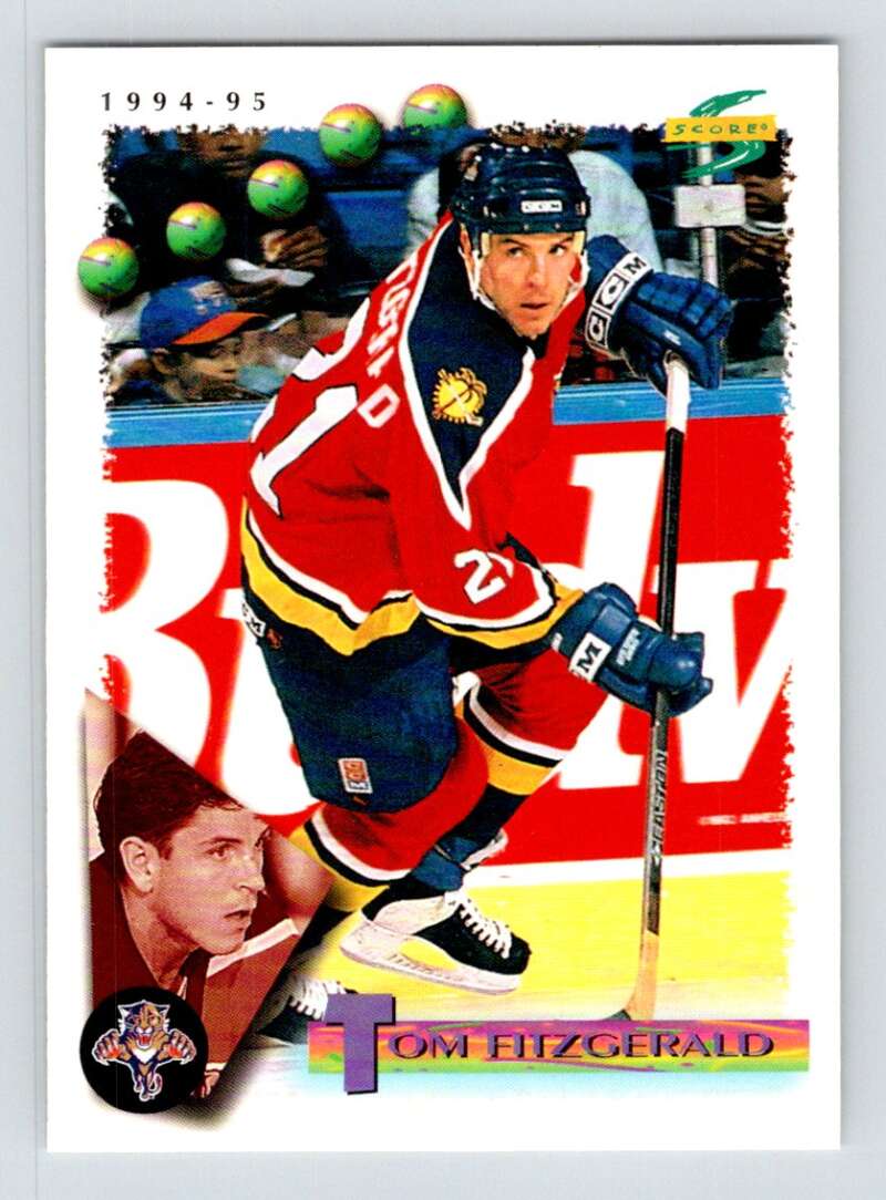 1994-95 Score Hockey #163 Tom Fitzgerald Florida Panthers V90828 Image 1