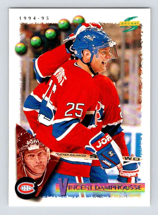 1994-95 Score Hockey #165 Vincent Damphousse  Montreal Canadiens  V90830 Image 1