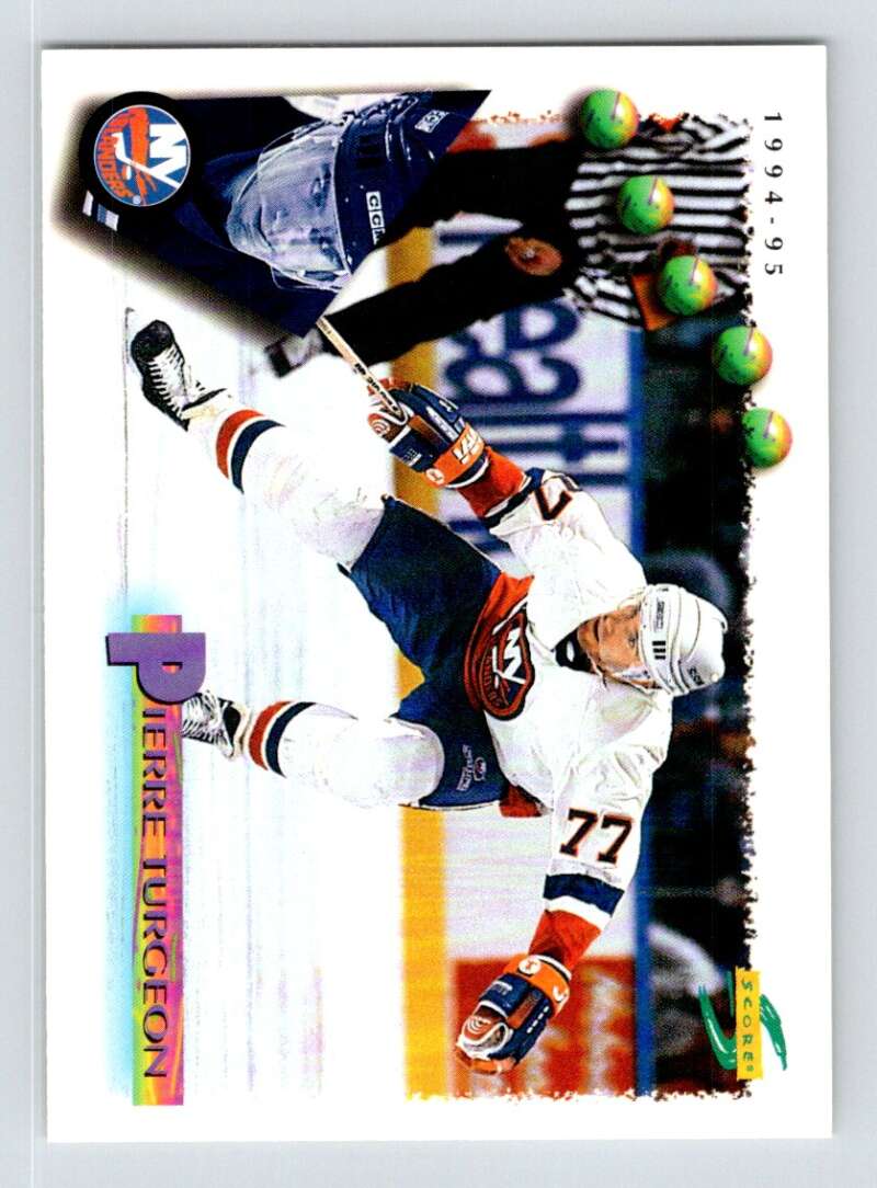 1994-95 Score Hockey #166 Pierre Turgeon  New York Islanders  V90831 Image 1