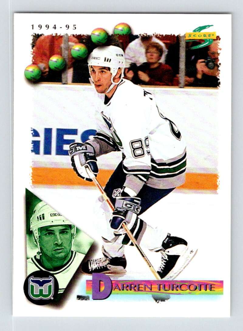 1994-95 Score Hockey #169 Darren Turcotte Hartford Whalers V90834 Image 1