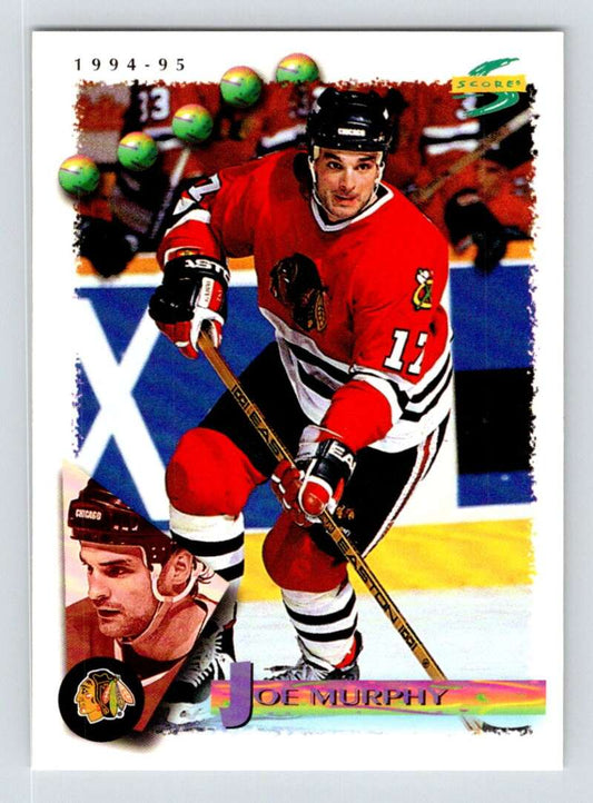 1994-95 Score Hockey #170 Joe Murphy  Chicago Blackhawks  V90835 Image 1