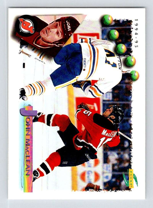1994-95 Score Hockey #172 John MacLean  New Jersey Devils  V90837 Image 1