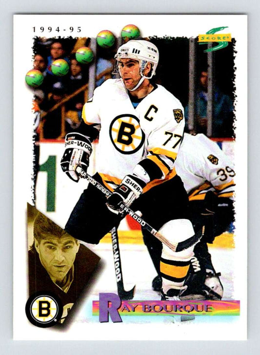 1994-95 Score Hockey #180 Ray Bourque  Boston Bruins  V90845 Image 1