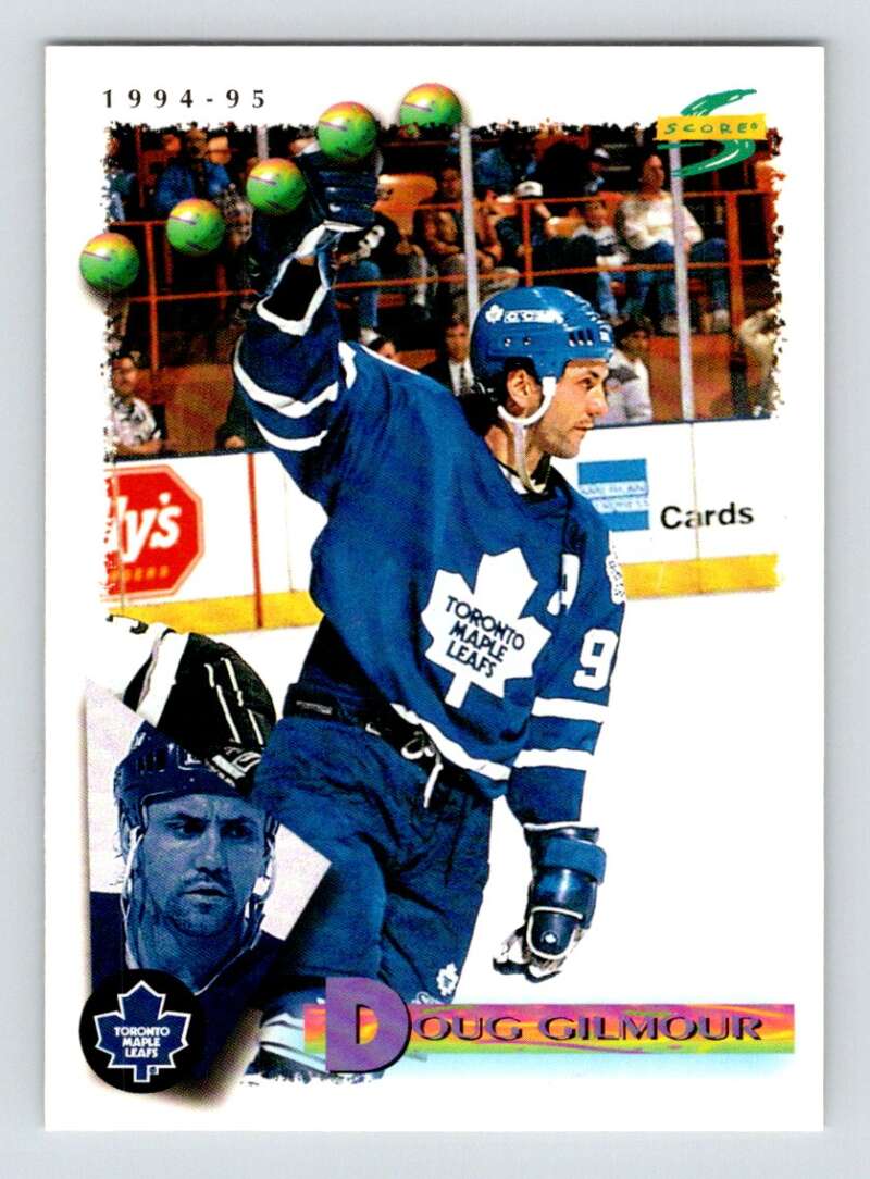 1994-95 Score Hockey #185 Doug Gilmour Toronto Maple Leafs V90850 Image 1