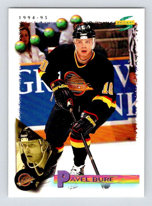 1994-95 Score Hockey #190 Pavel Bure  Vancouver Canucks  V90855 Image 1