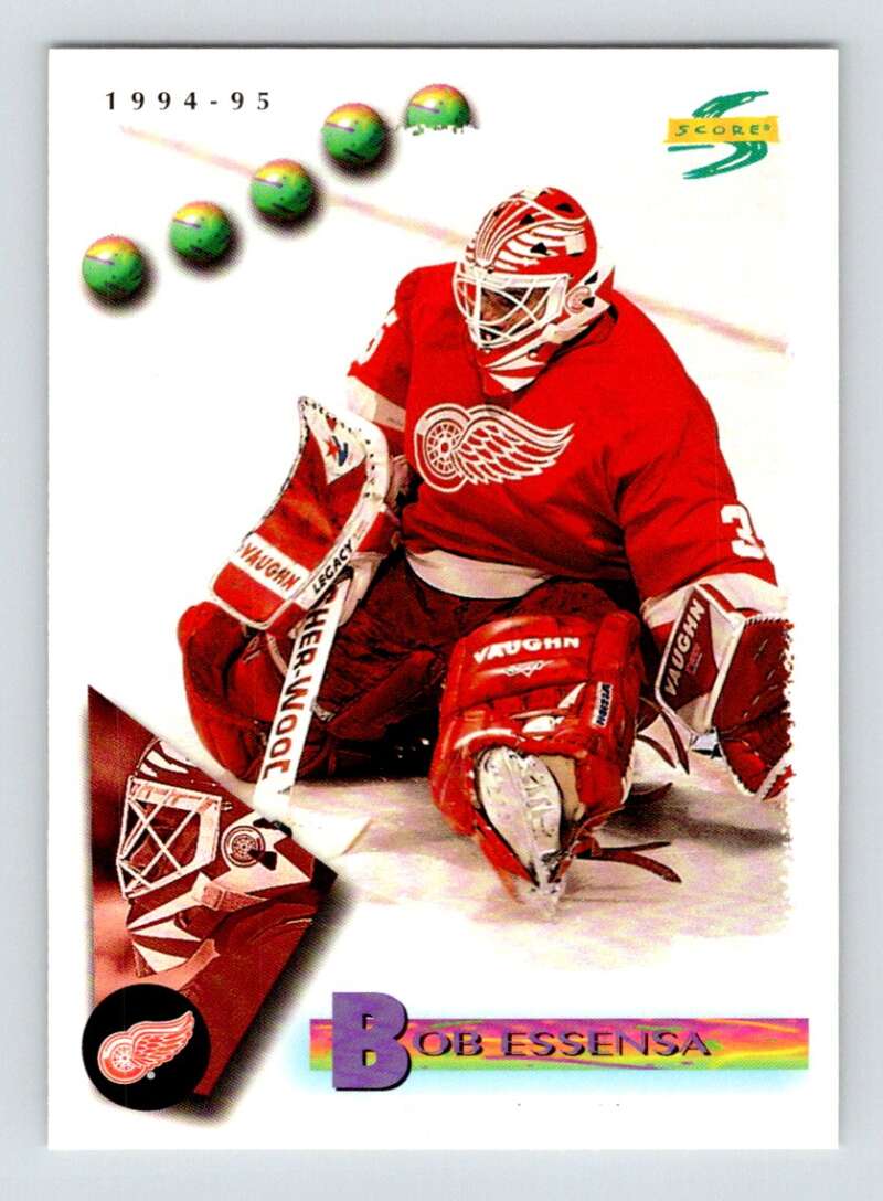 1994-95 Score Hockey #191 Bob Essensa Detroit Red Wings V90856 Image 1
