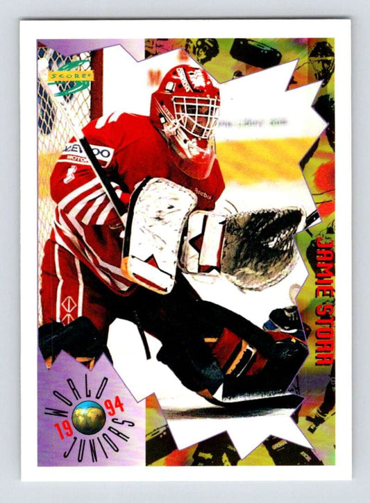 1994-95 Score Hockey #201 Jamie Storr  Los Angeles Kings  V90866 Image 1