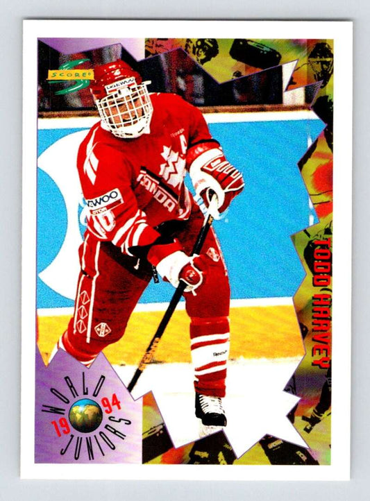 1994-95 Score Hockey #204 Todd Harvey  Dallas Stars  V90869 Image 1