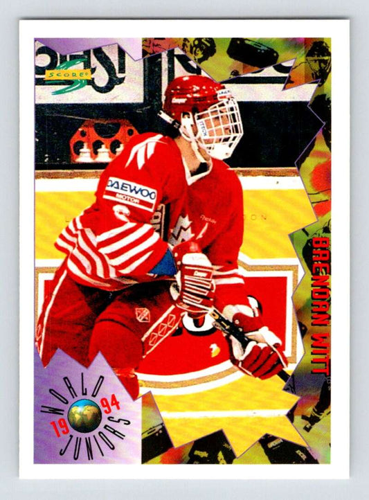 1994-95 Score Hockey #205 Brendan Witt   V90870 Image 1
