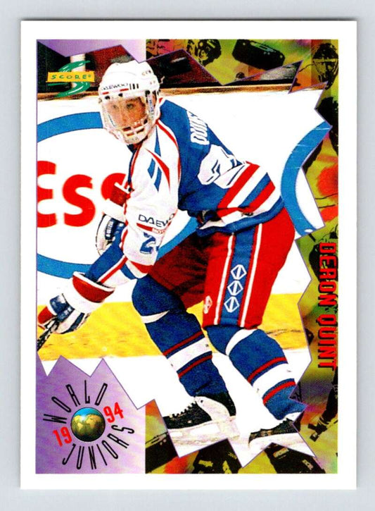 1994-95 Score Hockey #208 Deron Quint   V90873 Image 1