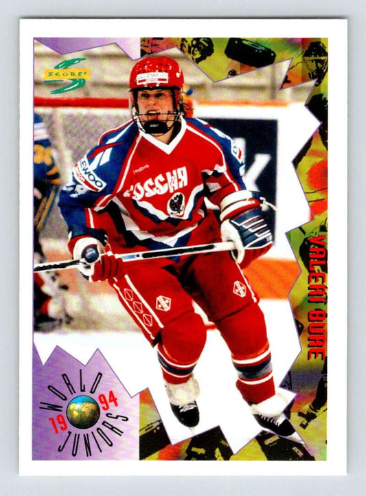 1994-95 Score Hockey #215 Valeri Bure  Montreal Canadiens  V90880 Image 1