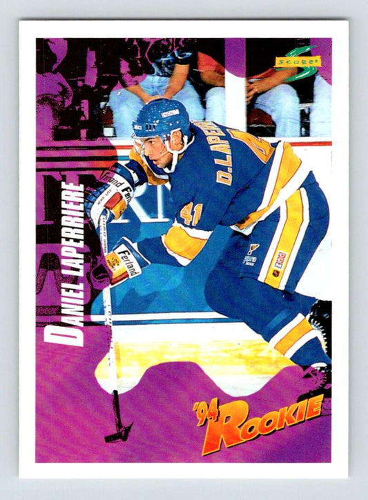 1994-95 Score Hockey #219 Daniel Laperriere  RC Rookie St. Louis Blues  V90884 Image 1