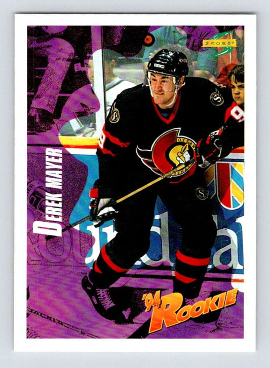 1994-95 Score Hockey #223 Derek Mayer  Ottawa Senators  V90888 Image 1