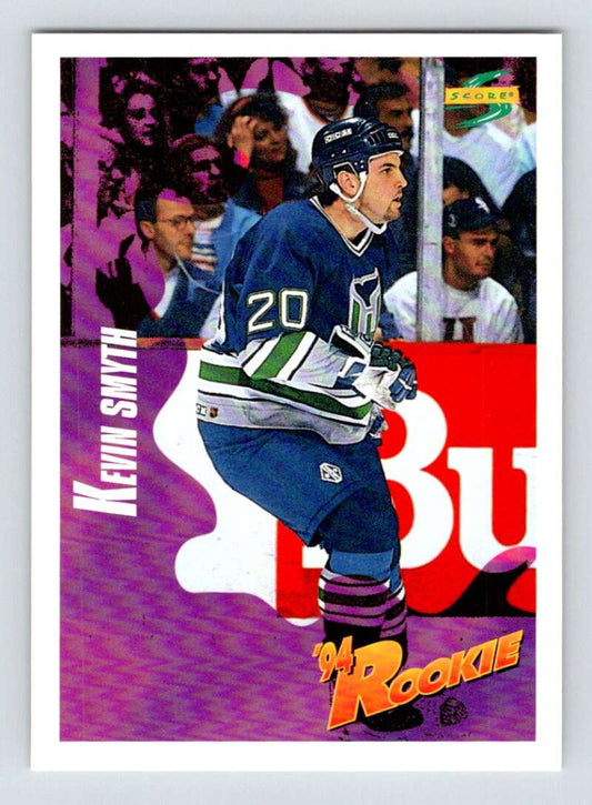 1994-95 Score Hockey #225 Kevin Smyth  Hartford Whalers  V90890 Image 1