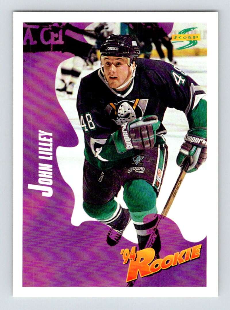 1994-95 Score Hockey #228 John Lilley Anaheim Ducks V90893 Image 1
